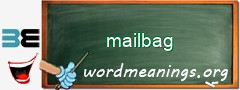 WordMeaning blackboard for mailbag